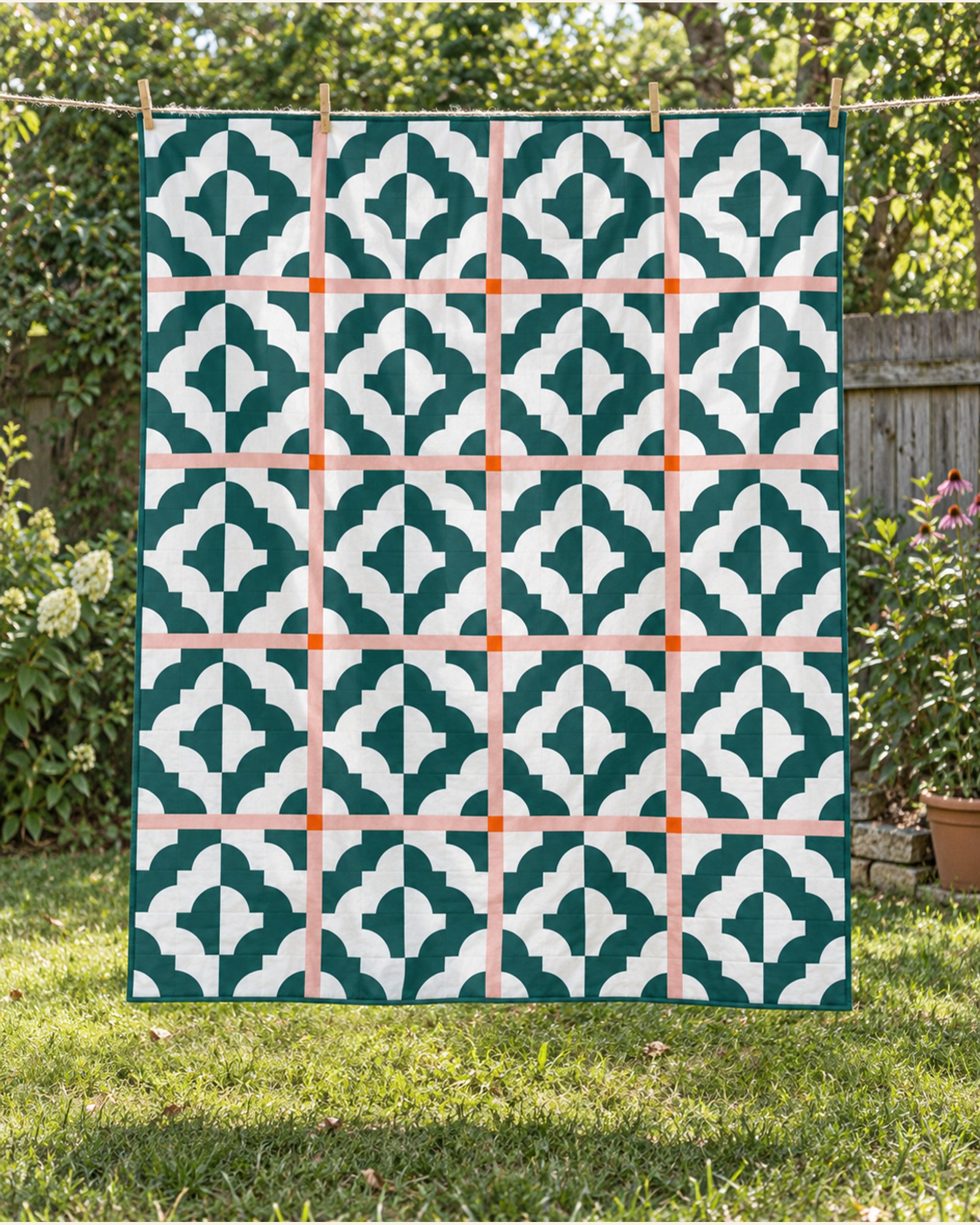 Between the Tides, the finished quilt