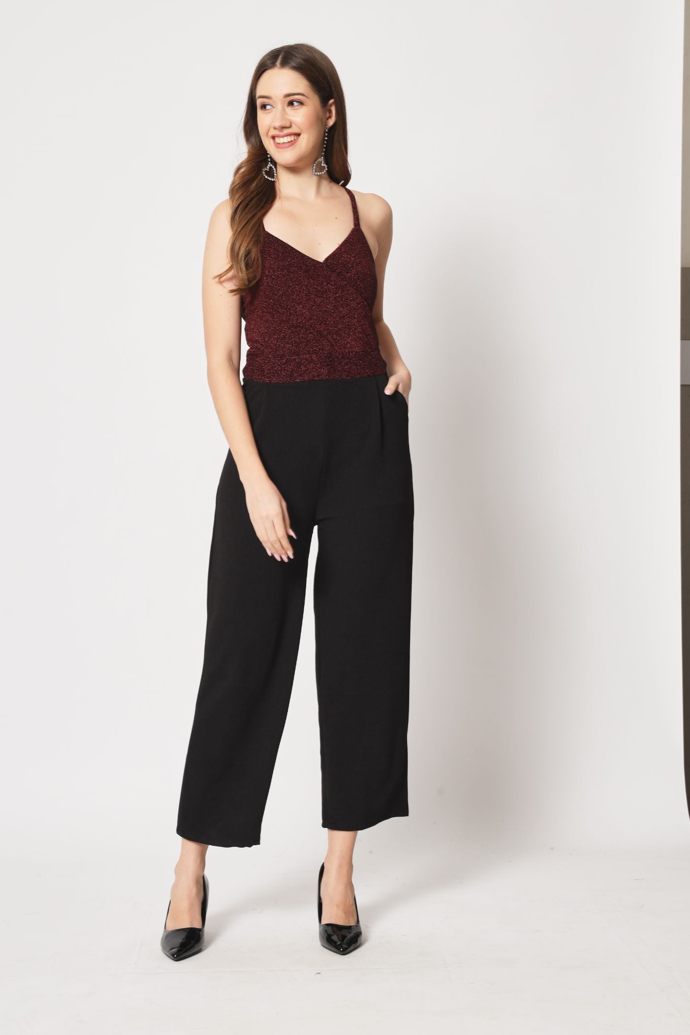 Stitchtale glitter strechable stylish Jumpsuit