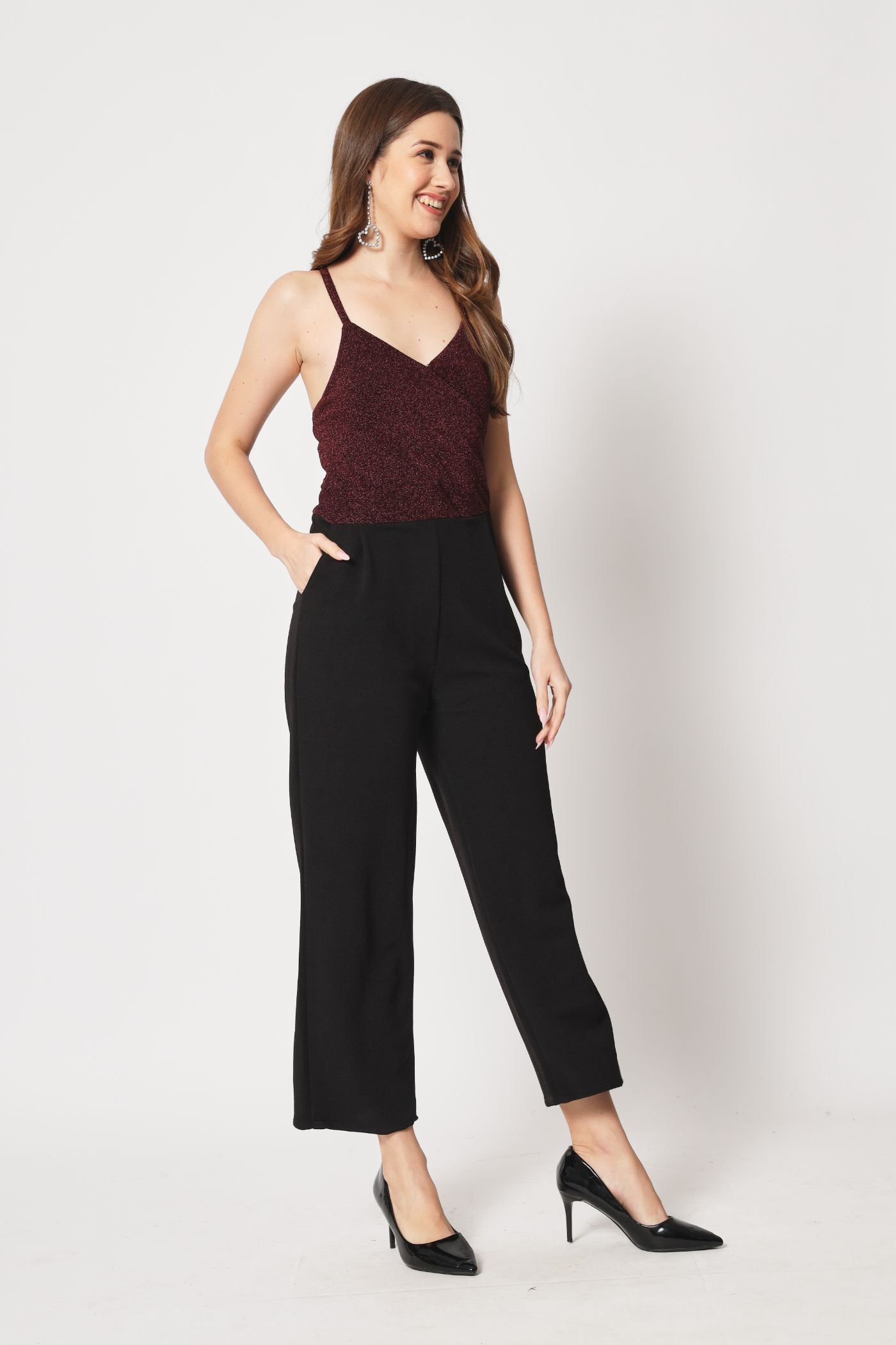 Stitchtale glitter strechable stylish Jumpsuit