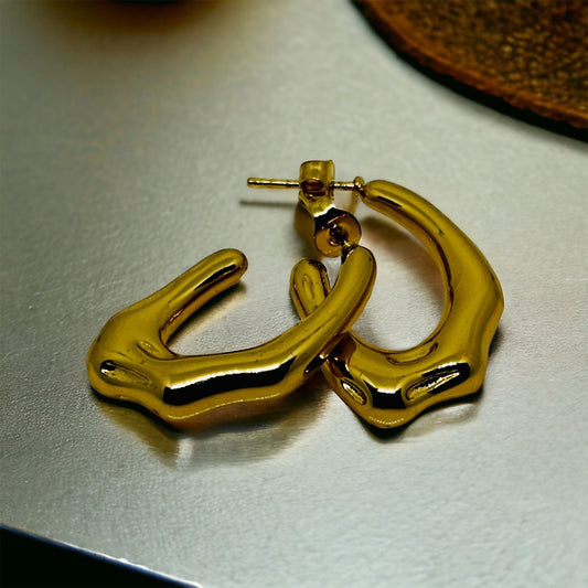 Double Layered Hoop Earrings